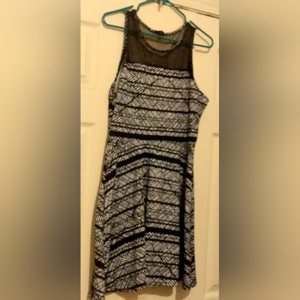 Bongo Dress Teen/Women Large Black Academia Casual Party Beach Resort Versatile